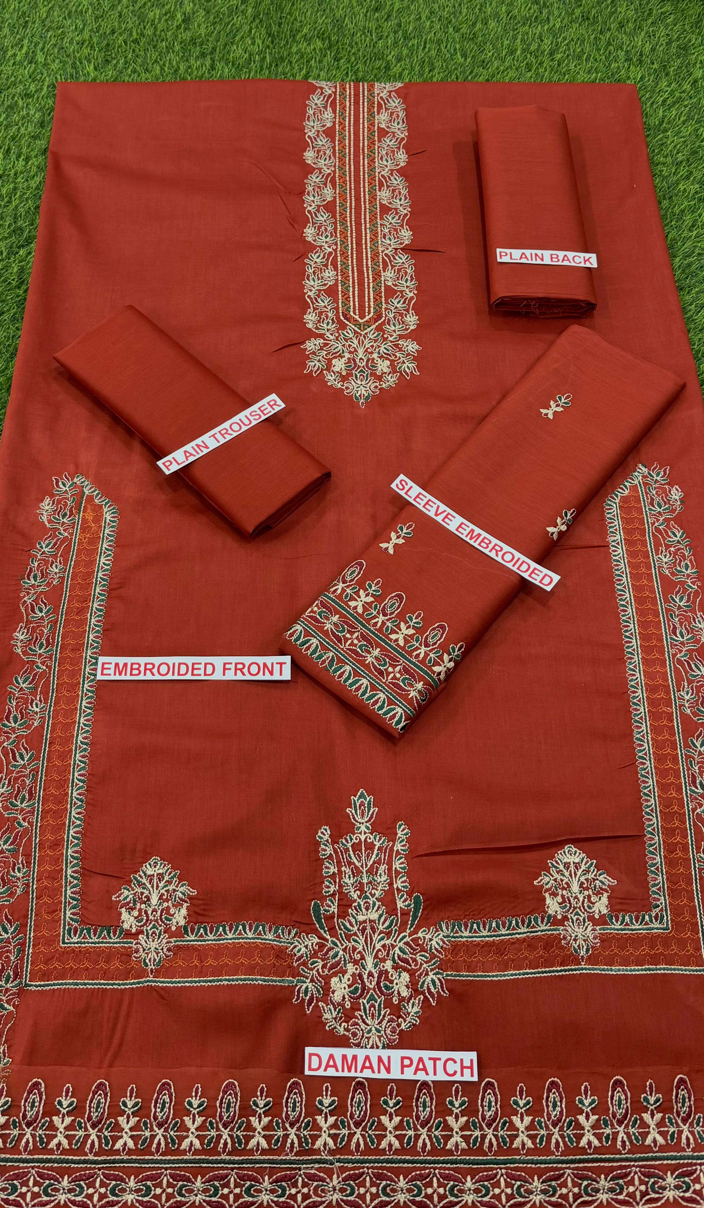 Jazmin Embroidered Lawn 90/70 | 2PC Summer Collection